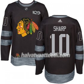 Miesten NHL Chicago Blackhawks Pelipaita Patrick Sharp 10 1917-2017 100th Anniversary Adidas Musta Authentic